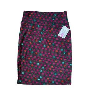 LuLaRoe Cassie skirt size Medium Floral Print NWT R128